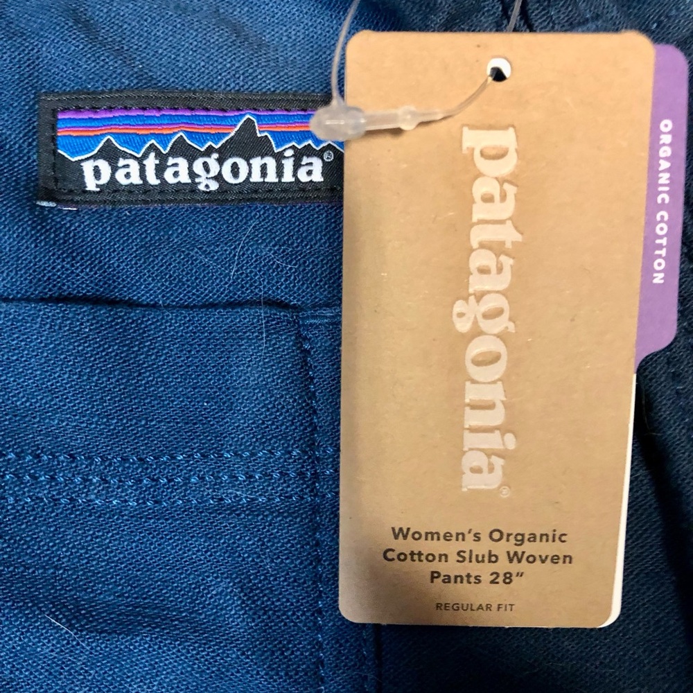 Patagonia Women’s Straight Leg Jeans — Deep Teal Blue